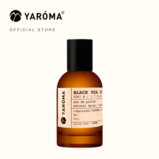 Yaroma Black Tea 29 perfume bottle on a white background