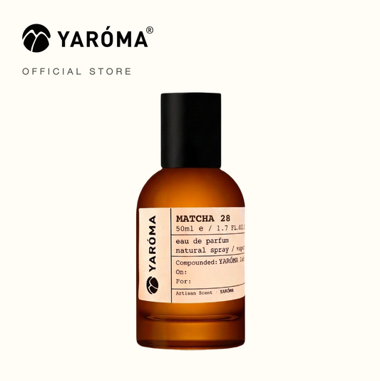 Yaroma Matcha 28 perfume bottle on a white background
