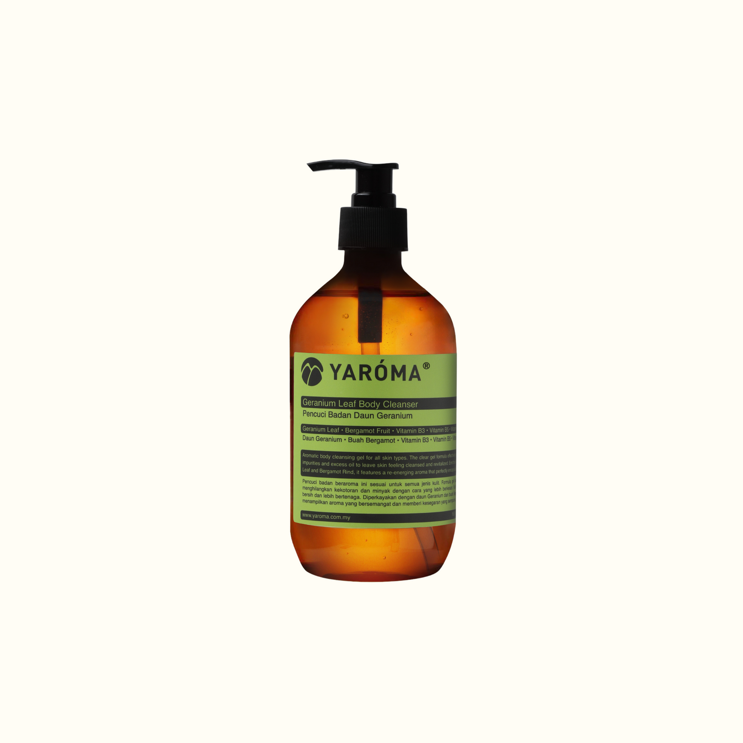 Geranium Leaf Essential Oil Body Wash 500ML