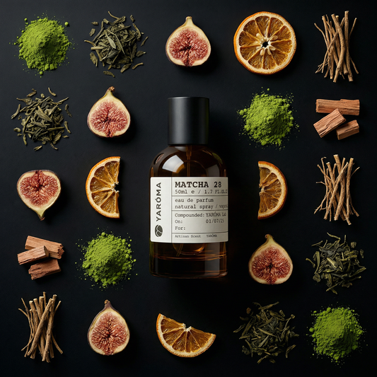 YARÓMA Matcha 28 Eau de Parfum editorial shot