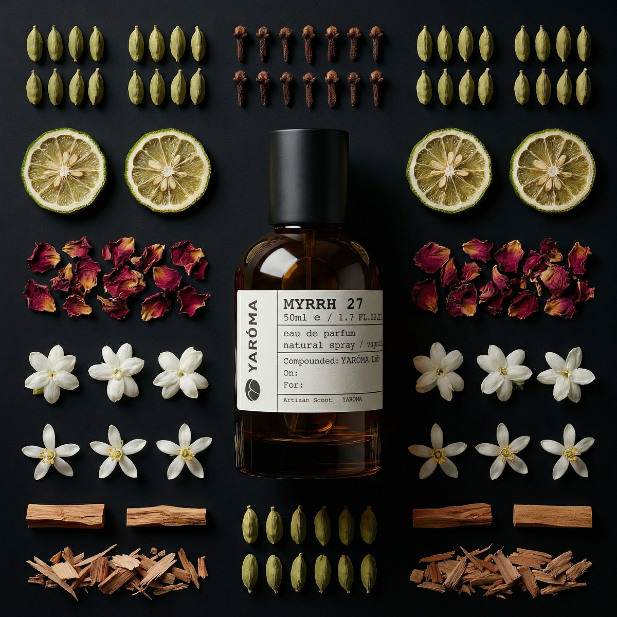 YARÓMA Myrrh 27 Eau de Parfum editorial shot