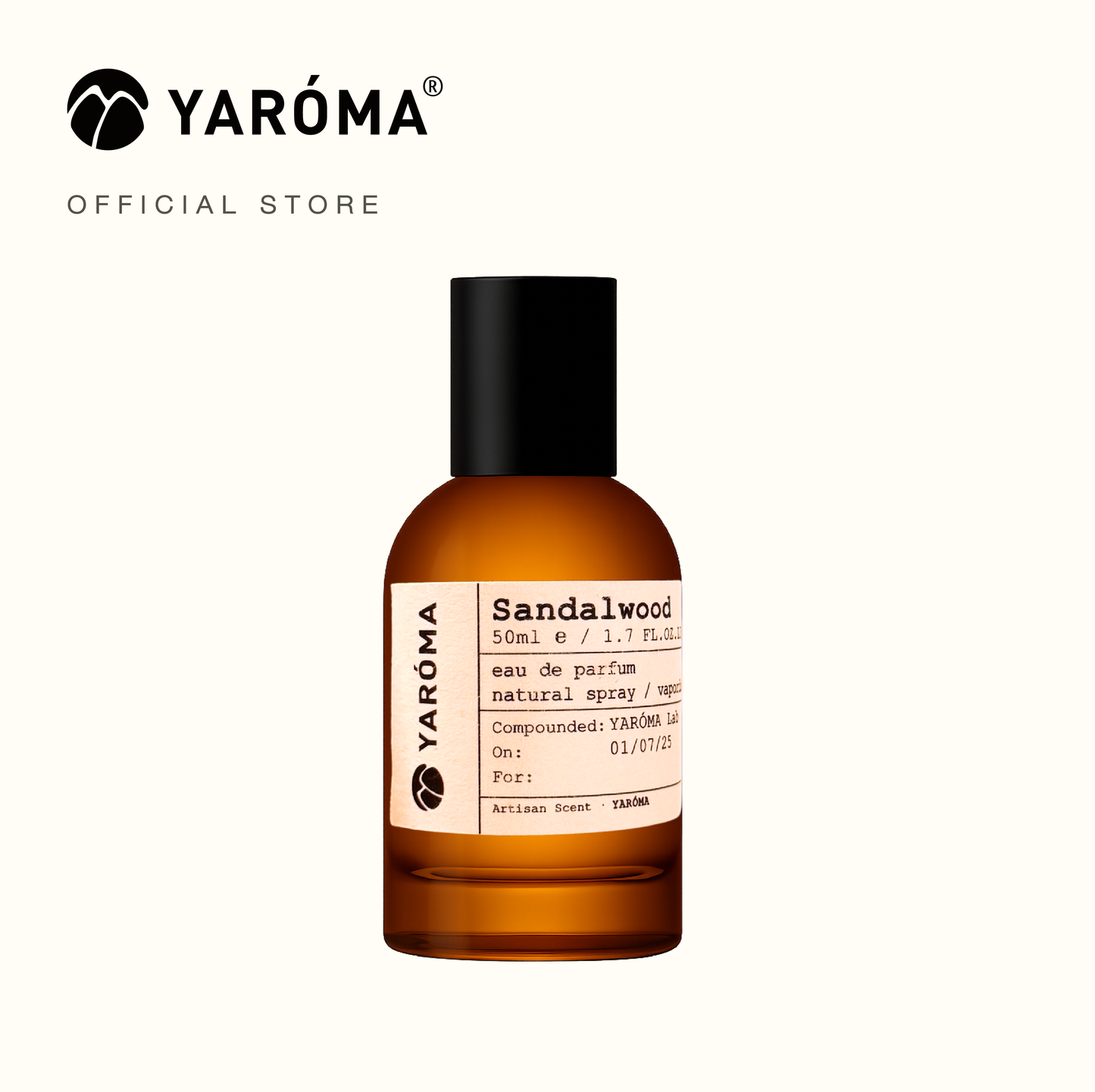 YAROMA Fragrance Sandalwood Eau De Parfum 50 ML