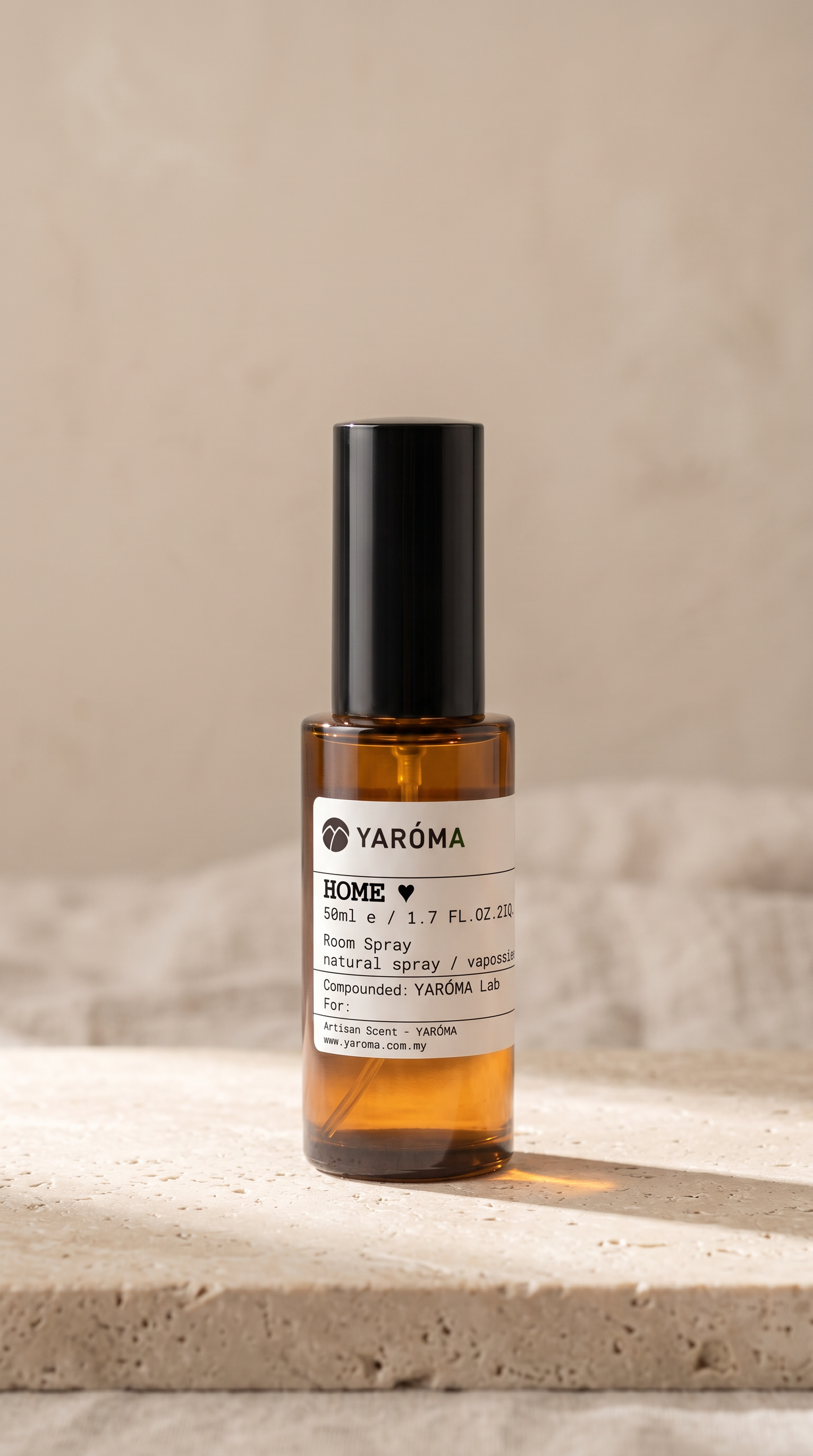 YAROMA HOME Room Spray 50mL | Vibrant Citrus & Green Woods