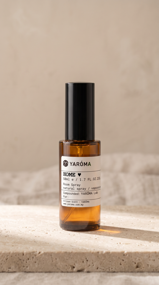 YAROMA HOME Room Spray 50mL | Vibrant Citrus & Green Woods