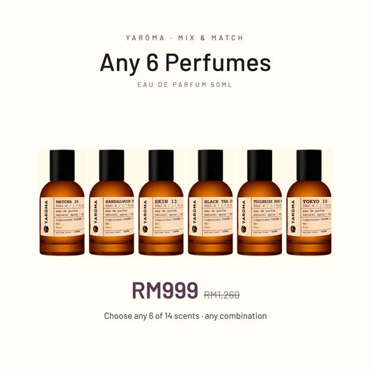 Any 6 YARÓMA Eau de Parfum 50ml for RM999