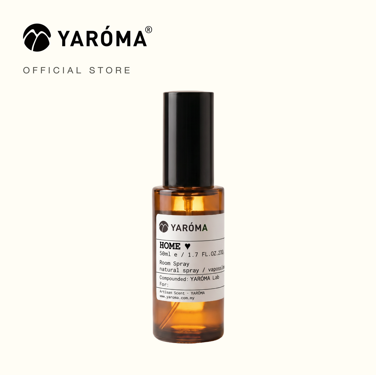 YAROMA HOME Room Spray 50mL | Vibrant Citrus & Green Woods